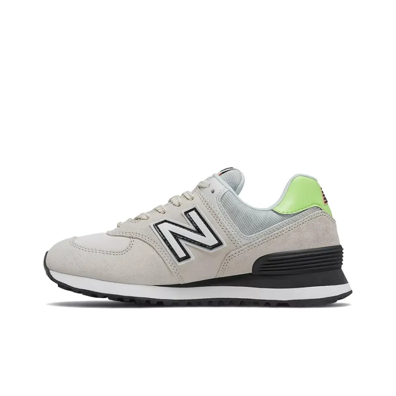 New Balance 574 'Raw Silk Bleached Lime Glow' Women's-0