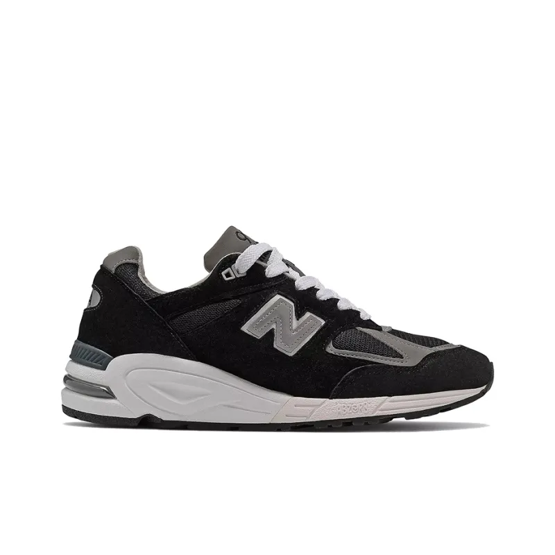 New Balance 990v2 MiUSA Black Grey-1