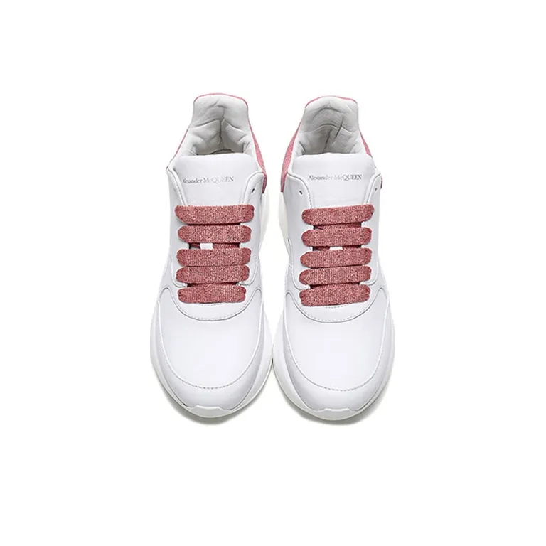 Alexander McQueen Sprint Runner Shoes 'White Pink' Women's-3