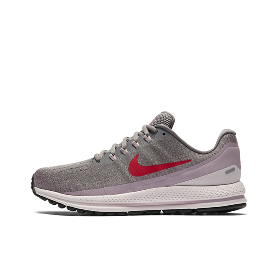 Nike Air Zoom Vomero 13 Running Shoes Women s Low Top Gray Red POIZON