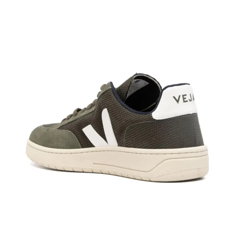 VEJA V-12 Skateboard Shoes Men Low-Top Green-3