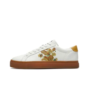 FILA Low Top Sneakers White/Coffee Women's
