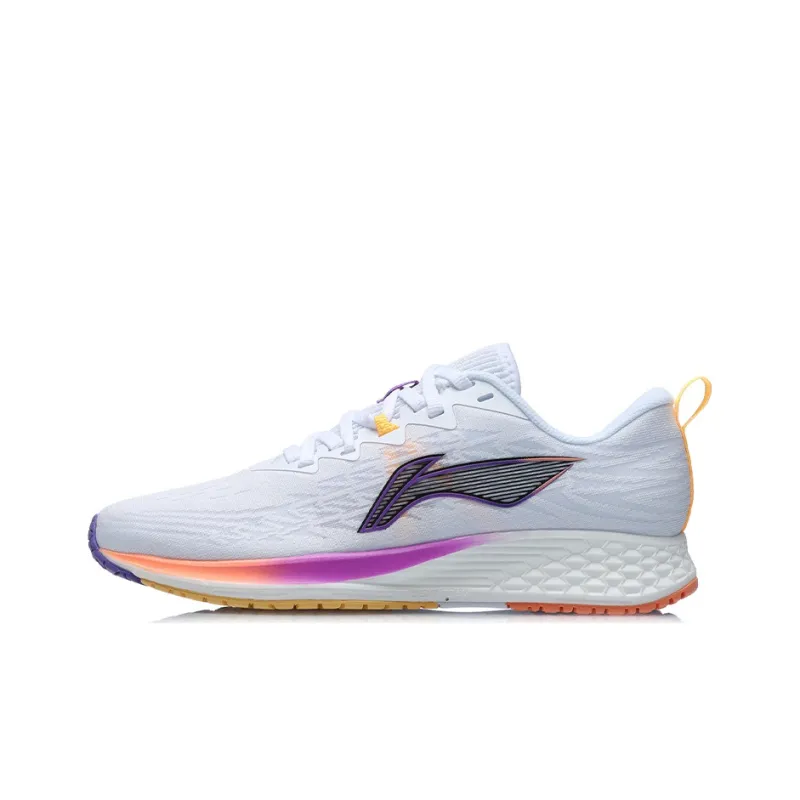 LiNing Red Hare 4 Cushioning Lightweight Wear Resistant Slip Resistant Low Top Light Foam Running Shoes Women's White-0