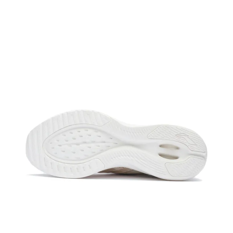 LiNing Cushioning Rebound Low-Top Running Shoes Women's Oat Gray-3