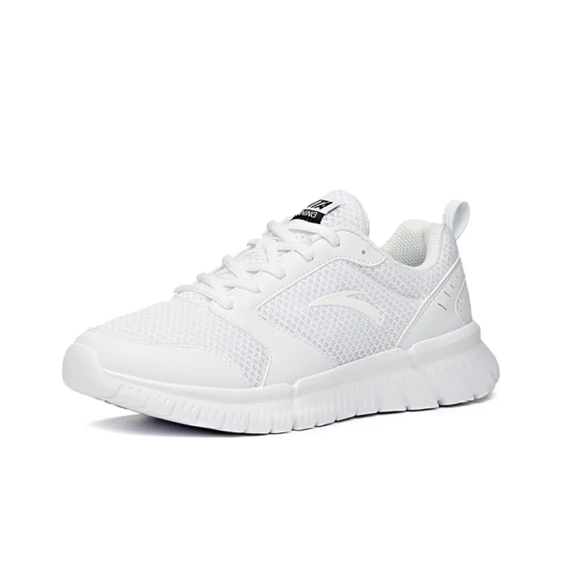 Anta Shock Absorbers Slip Resistant, Abrasion Resistant, Breathable Low Top Running Shoes Women's White-2