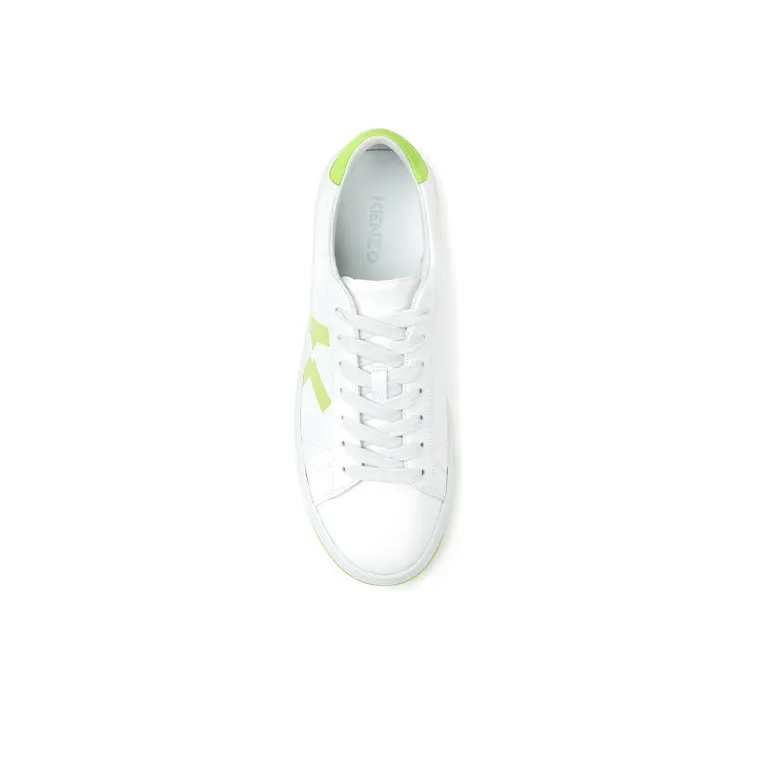 KENZO Kourt K Logo Athletic Shoes Men's White-3