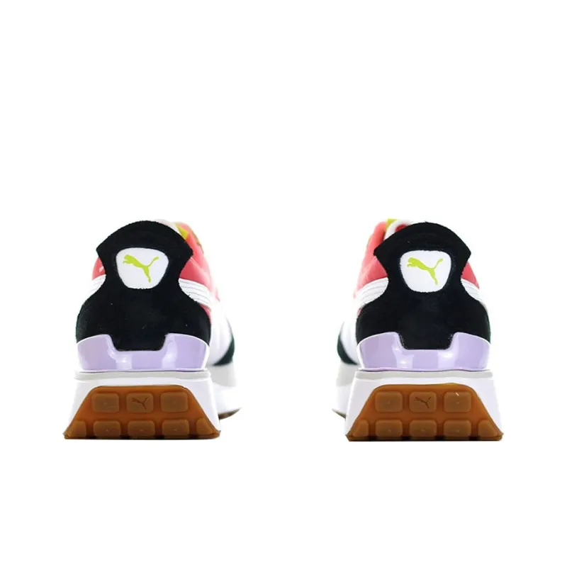 PUMA Cruise Rider Trainer Low-Top Running Shoes Women's Purple Pink White-3