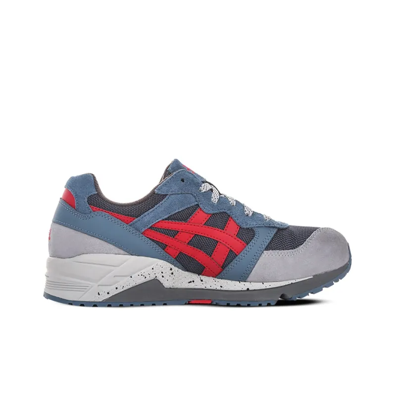 Asics Gel-Lique Wear-resistant And Lightweight Low-Top Running Shoes Unisex Blue Red-1