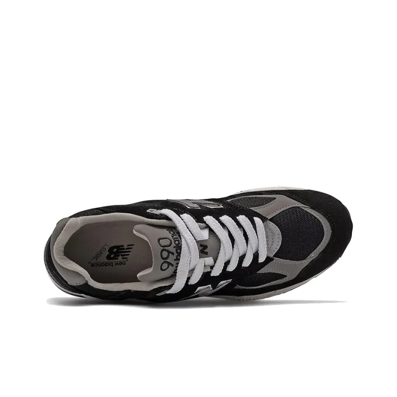 New Balance 990v2 MiUSA Black Grey-2