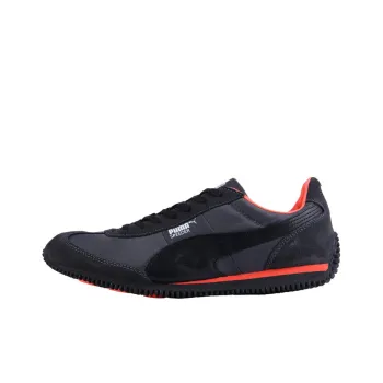 PUMA Running Shoes Unisex Low-Top Black/Orange/Gray