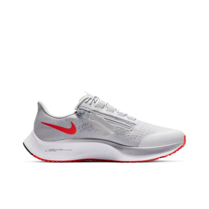 Nike Air Zoom Pegasus 37 FlyEase 'Wolf Grey Crimson'-1
