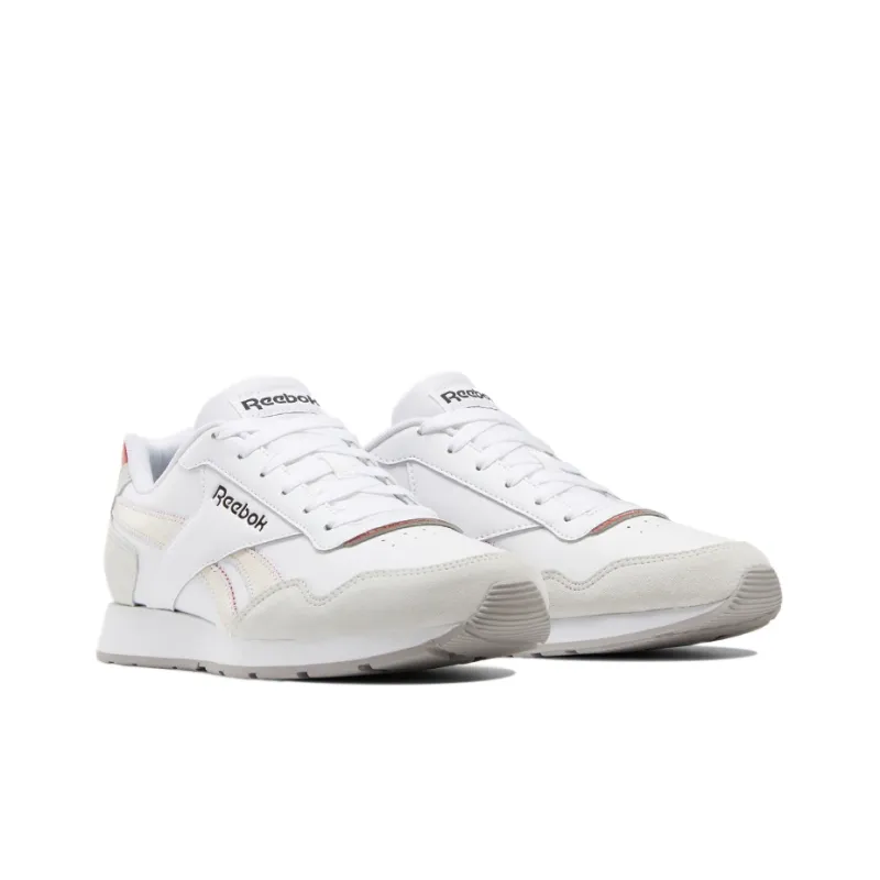 Reebok Royal Glide Running Shoes Men Low Top White/Light Brown-2