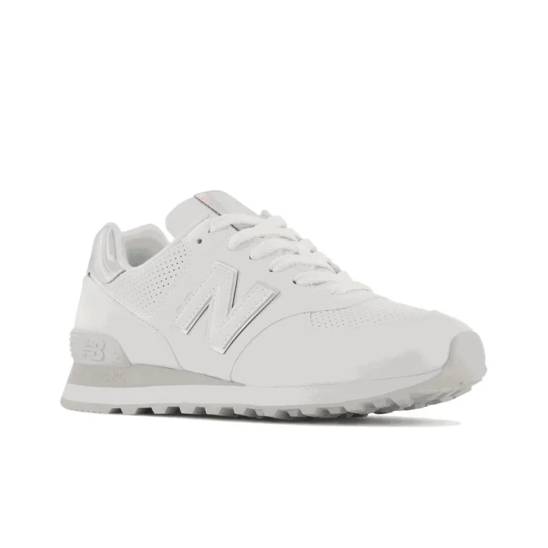 New Balance 574 'White Grey' Women's-2