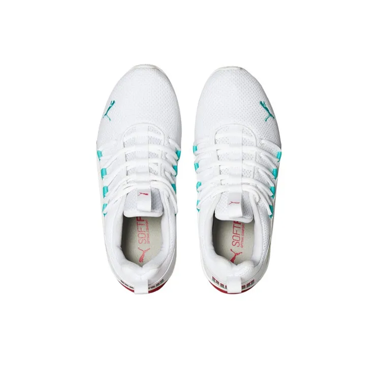 PUMA Axelion Running Shoes Women's Low-Top White/Red/Green-2