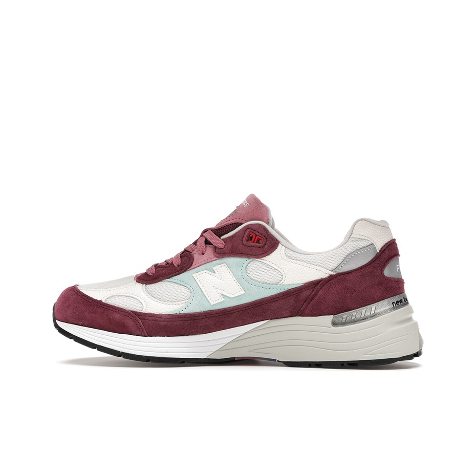 New Balance 992 Kith Kithmas Burgundy White Standard (D) US W 10