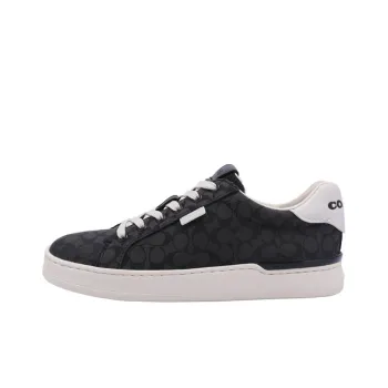 COACH Lowline Low Top Stylish Skateboarding Shoes Women's Black
