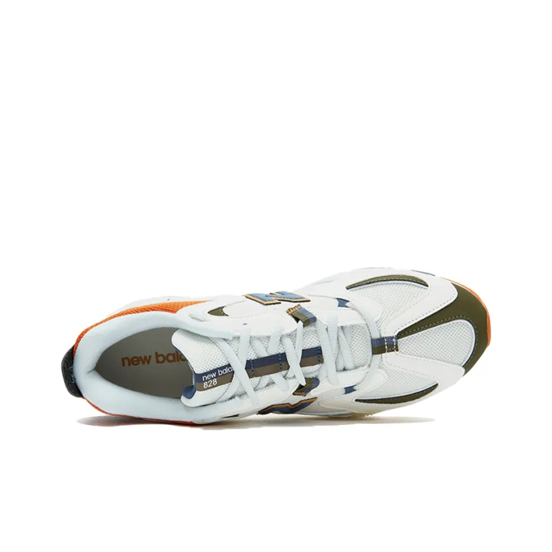 New Balance 828 'White Blue Orange'-3