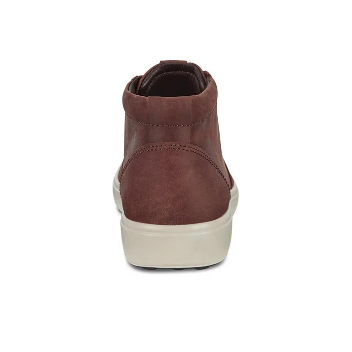 Ecco Soft 7 Skateboard Shoes Men Mid-Top Brown-3
