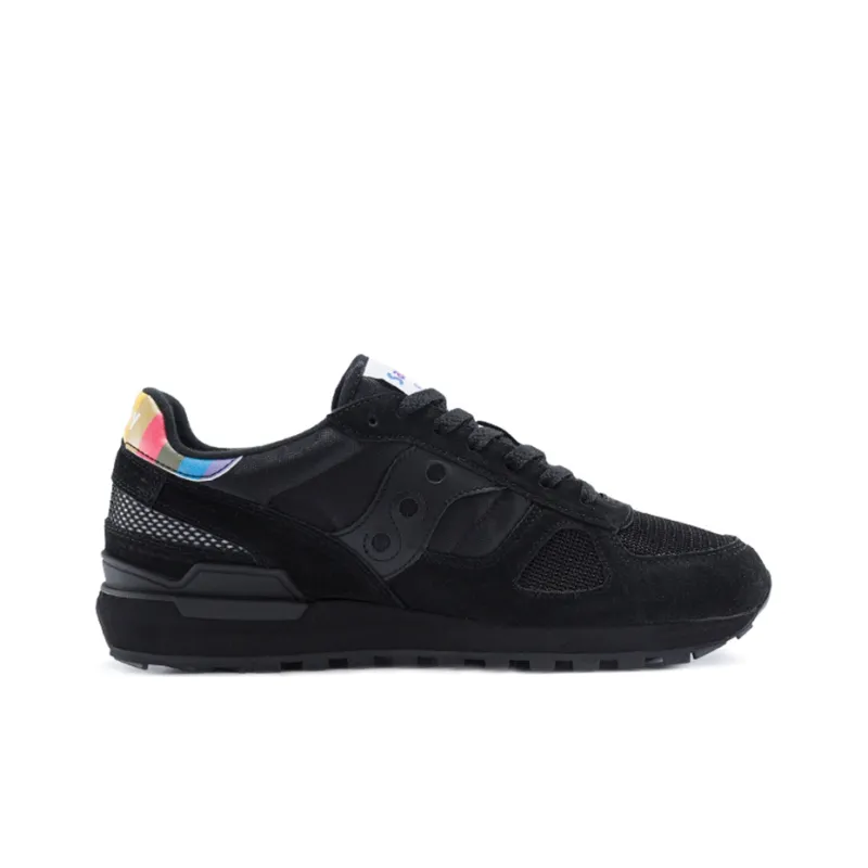 Saucony Shadow Original Running Shoes Men Low Top Black Orange-1