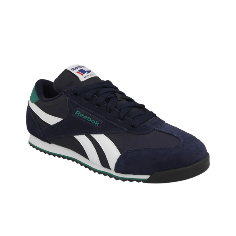Reebok Royal Classic Rayen Lightweight And Breathable Low-Top Running Shoes Men's Marine Blue-2
