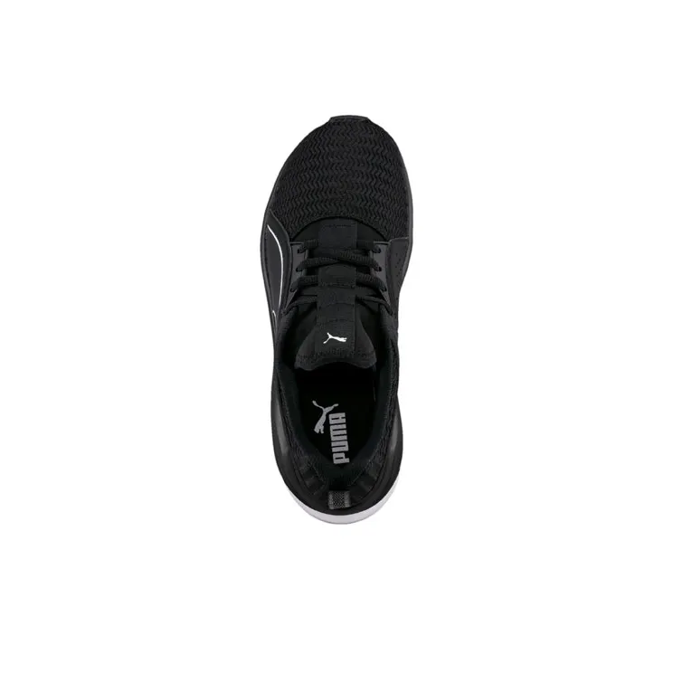 PUMA Fierce Lace Core Lightweight Cushioning Low-Top Running Shoes Women's Black White-2