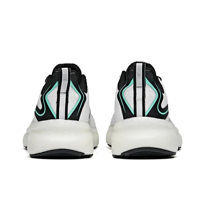 Anta Running Collection Cushioning Anti-Slip And Wear-Resistant Low-Top Running Shoes Men's Black White-3