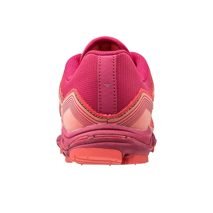 Mizuno Wave Hayate 6 Anti Slip And Wear Resistant Breathable Low Top Running Shoes Women's Red-3