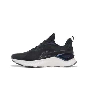 LiNing YueYing Element Slip Resistant, Abrasion Resistant, Breathable Low Top LINING Cloud Running Shoes Men's Black