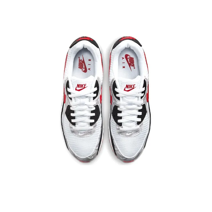 Nike Air Max 90 Topography White University Red-3