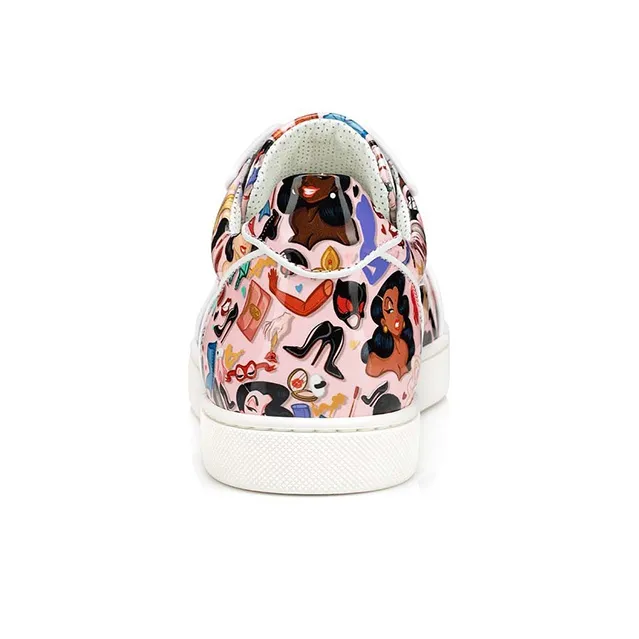 CL Vieira Orlato Low Top Skateboard Shoes Women's Multicolor-4