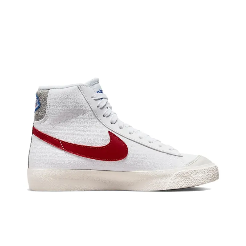 Nike Blazer Mid '77 White Light Smoke Grey Phantom Gym Red GS-1