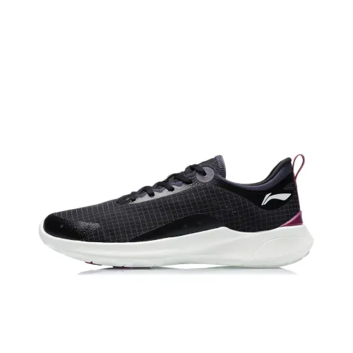 LINING Qingyi Running Shoes Women's Low-Top Black/White