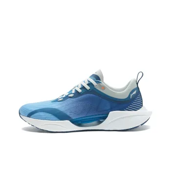 LiNing Super Light 18 Anti Slip Wear Resistant Low Top Running Shoes Men's Sky Blue