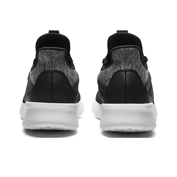 Anta Lightweight Anti-Slip Low-Top Running Shoes Men's Black Gray-4