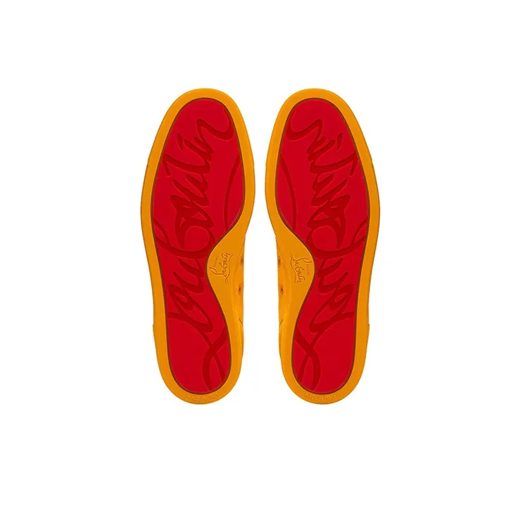 CL LUBOTING Louis Junior Spikes Orlato Stylish Skateboarding Shoes Men's Lemon-4