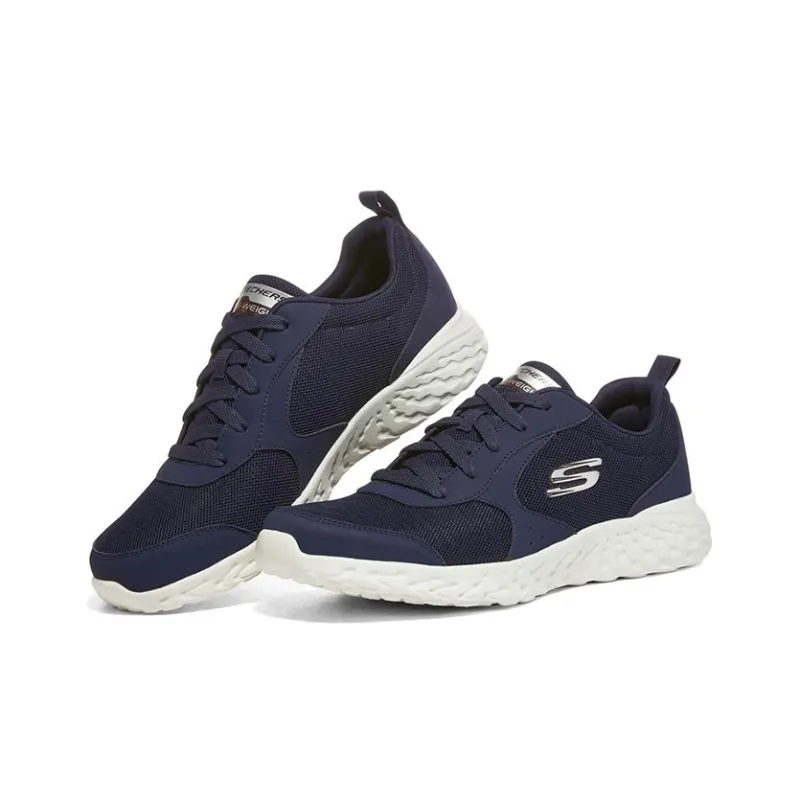 Skechers Terren Cushioning Anti-Slip Wear-Resistant Breathability Low-Top Casual Running Shoes Men's Navy-2