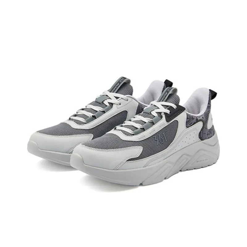 361° Dragon Eye 2.0 Anti Slip Wear Resistant Breathable Lightweight Rebound Low Top Running Shoes Men's Cosmic Gray-2
