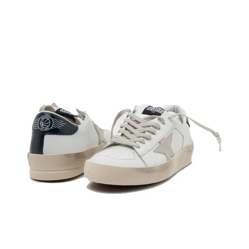 Golden Goose Stardan White Black Women's-4