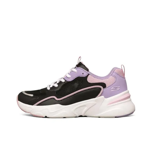 Skechers BOBS BAMINA Running Shoes Women's Low-Top Black/Purple