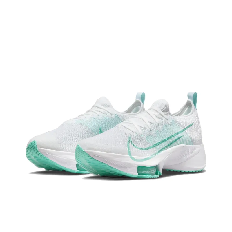 Nike Air Zoom Tempo Next% Flyknit White Turquoise Women's-2
