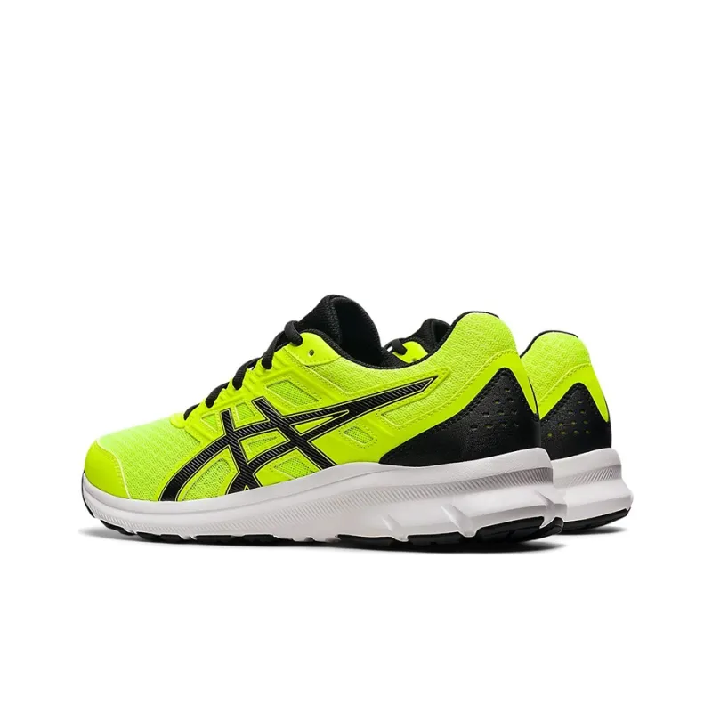 Asics Jolt 3 Breathable Wear-Resistant Slip-Resistant Low-Top Running Shoes Unisex Fluorescent Yellow/Black 4E-Width-3