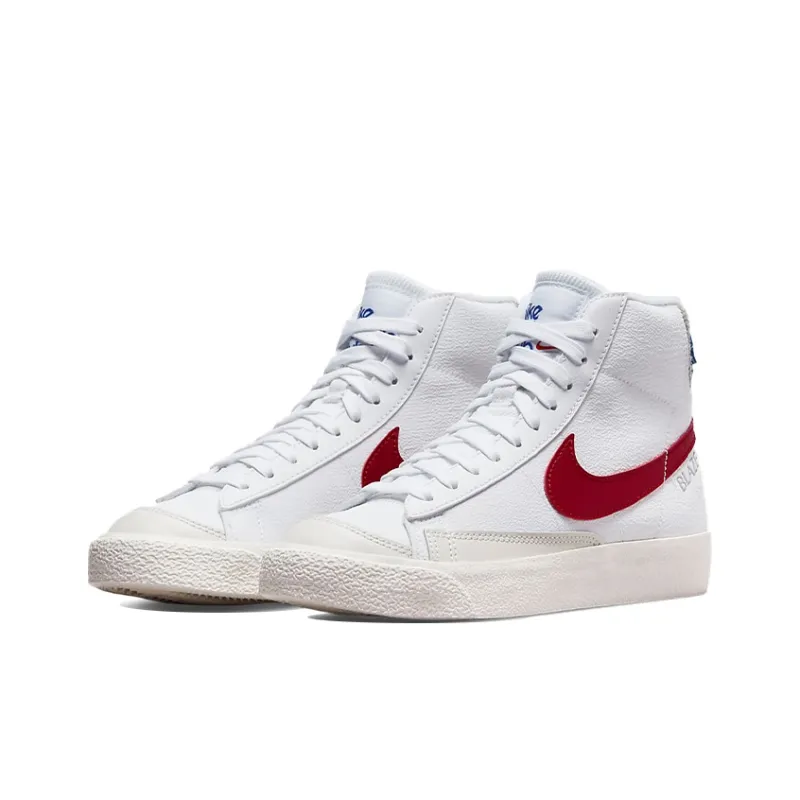 Nike Blazer Mid '77 White Light Smoke Grey Phantom Gym Red GS-2