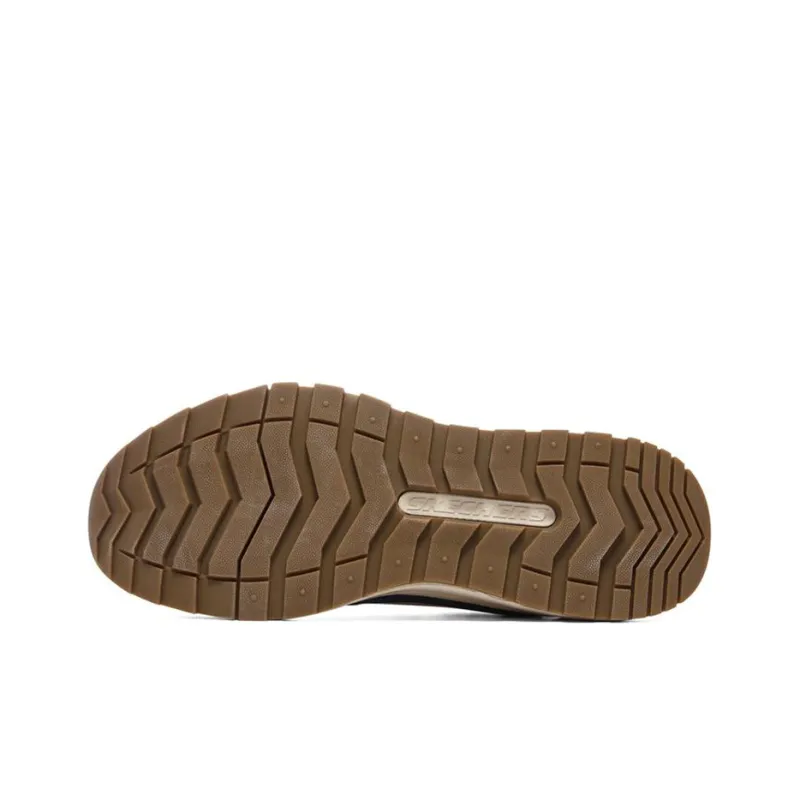 Skechers Heminger Cushioning Anti-Slip And Wear-Resistant Low-Top Running Shoes Men's Beige-3