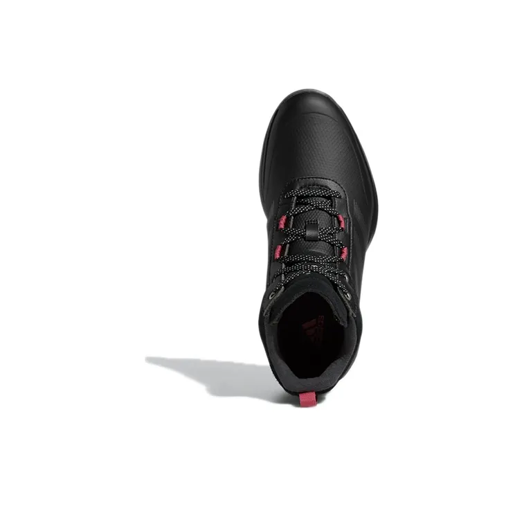 Adidas S2G Mid Cut Golf Core Black Dark Silver Metallic Wild Pink Women's-4