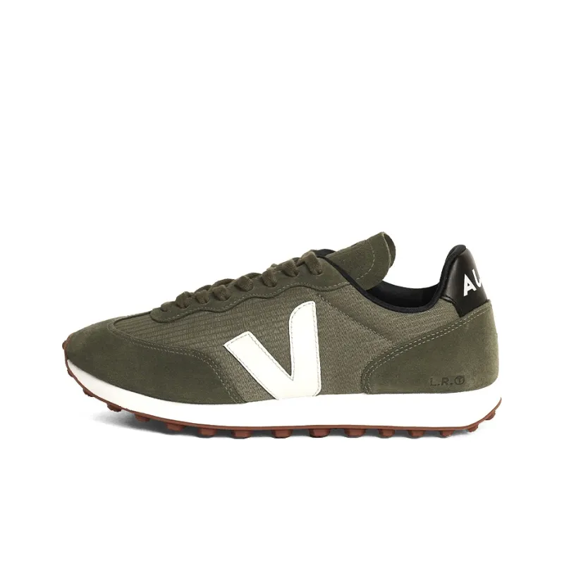 VEJA Rio Branco Stylish Skateboarding Shoes Men's Dark Green-0