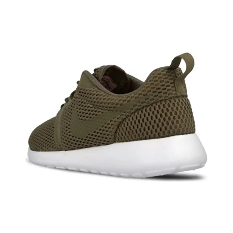 Nike Roshe One Hyperfuse Breath Sports Shoes Green Olive Green-3