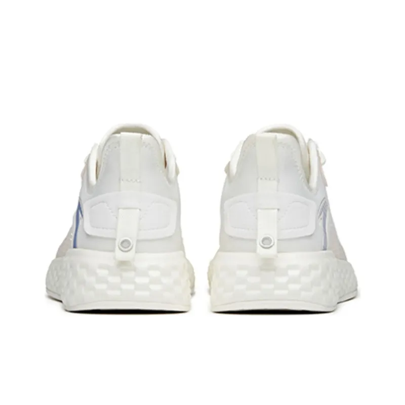 Anta Running Collection Cushioning Anti-Slip Wear-Resistant Breathability Low-Top Running Shoes Women's White Purple-4