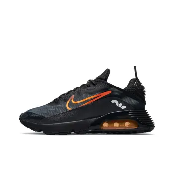 Nike Air Max 2090 Cushioning Anti Slip And Wear Resistant Low Top Running Shoes Men's Black Orange
