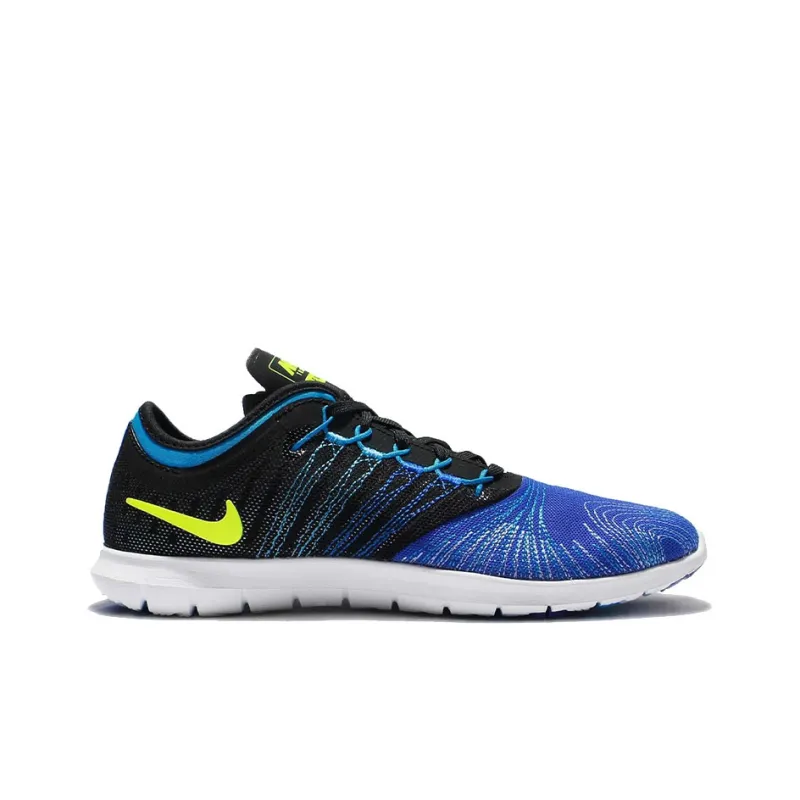 Nike Flex Adapt TR Cushioning Anti-Slip And Wear-Resistant Low-Top Casual Running Shoes Women's Blue-black-yellow-1