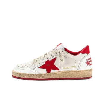 Golden Goose Ball Star Low Top Stylish Skateboarding Shoes Women's White Old fashioned